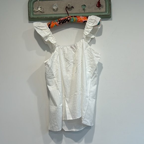 Show me your mumu 2 piece ruffle tank top and shorts light weight cotton size XL - Picture 5 of 9